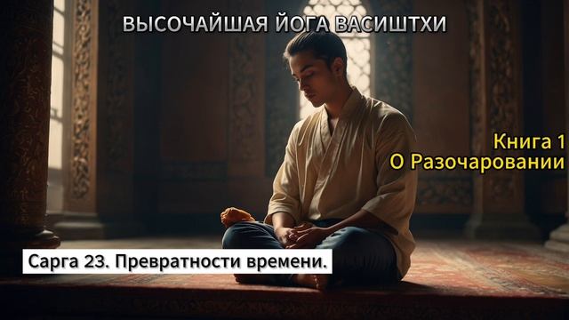 Йога Васиштхи | Книга 1 - [Сарга 23/33] | Превратности Време