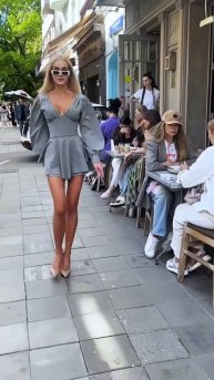 JY8UPAIUMzg - Stunning short flare dress outfit for girls street style #fashion #style #outfit #shor