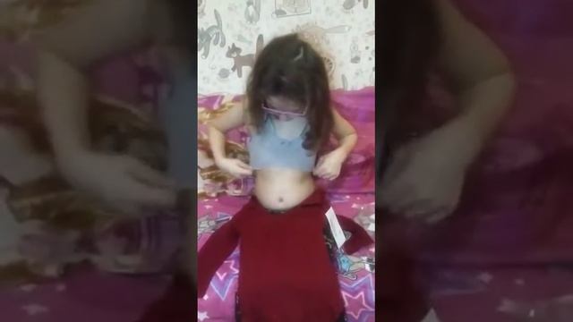 Распаковка и обзор на гимнастический купальник.