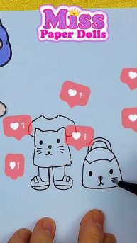 Hello Kitty TOCA BOCA / DIY Paper dolls TOCA BOCA /Paper dolls dress up