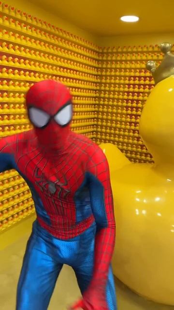Spiderman was very scared#shorts