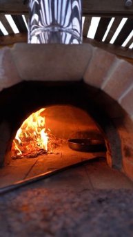 Огонь в помпейской печи