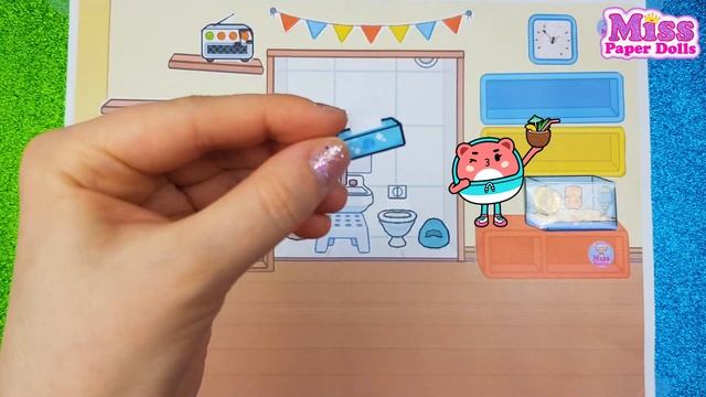Paper Doll Toca Boca /  Toca Life World Kindergarten / DIY Quiet Book Toca Boca / Miss Paper Dolls