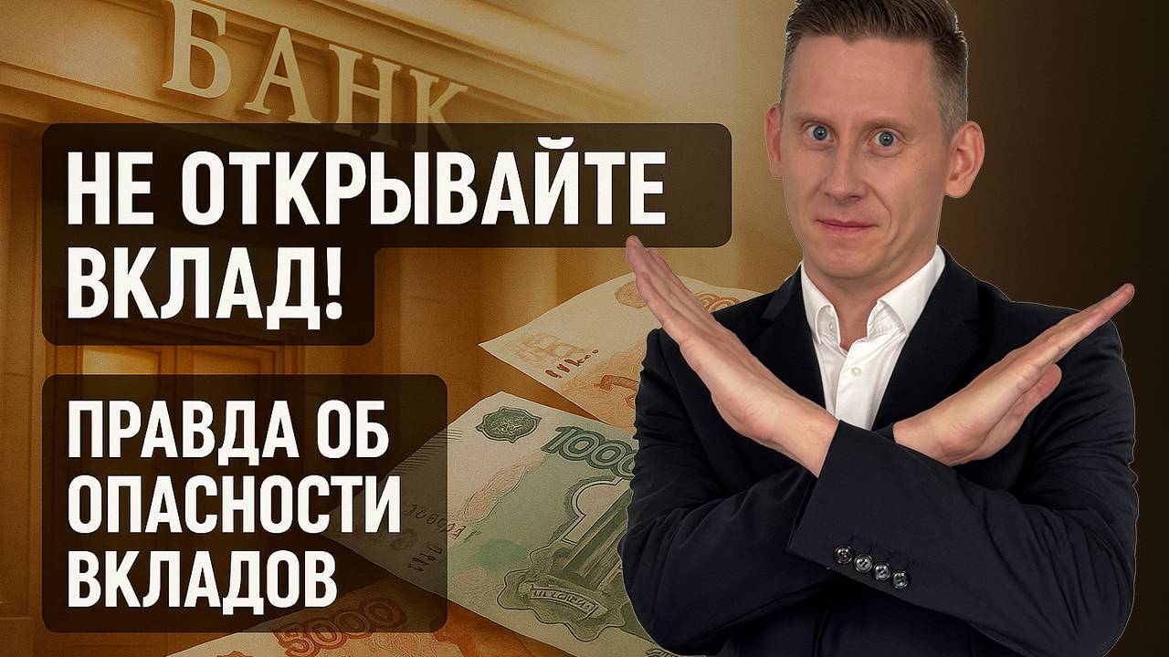 Не открывайте вклад! Обман на вкладах - обесценивание рублевых сбережений в 2025 году