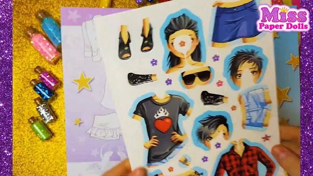 Paper dolls dress up / New paper doll with clothes