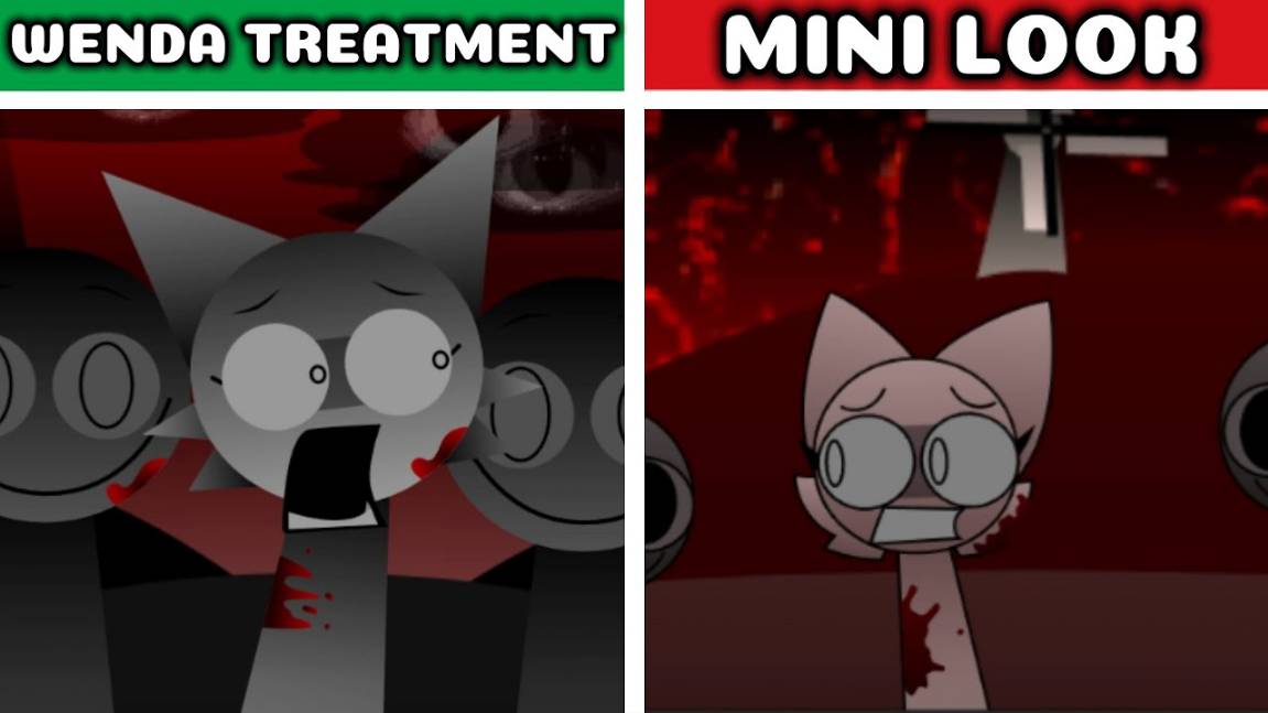 INCREDIBOX SPRUNKI 💉 | WENDA: НОРМА vs MINI! 👩⚕️🆚🧒 КТО МИЛЕЕ?