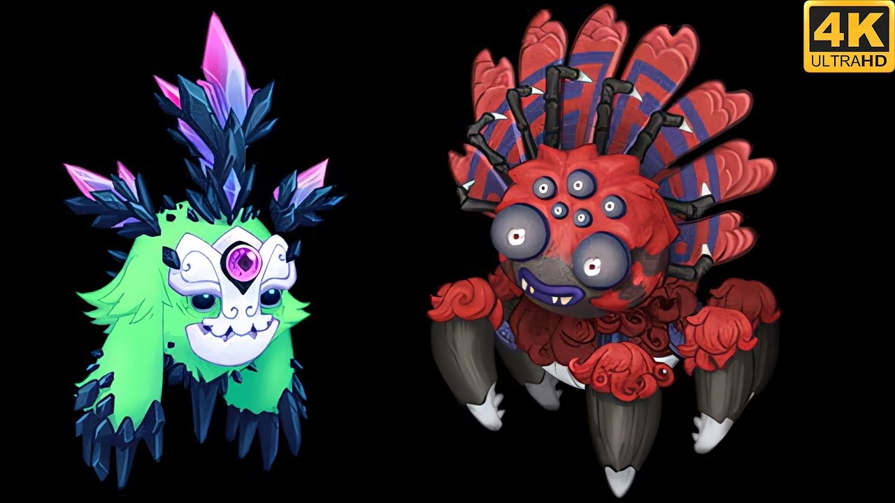 Эпическая Диадама и Редкий Дежа Джинн - Все Песни и Анимации (My Singing Monsters,Мои Поющие Монстры