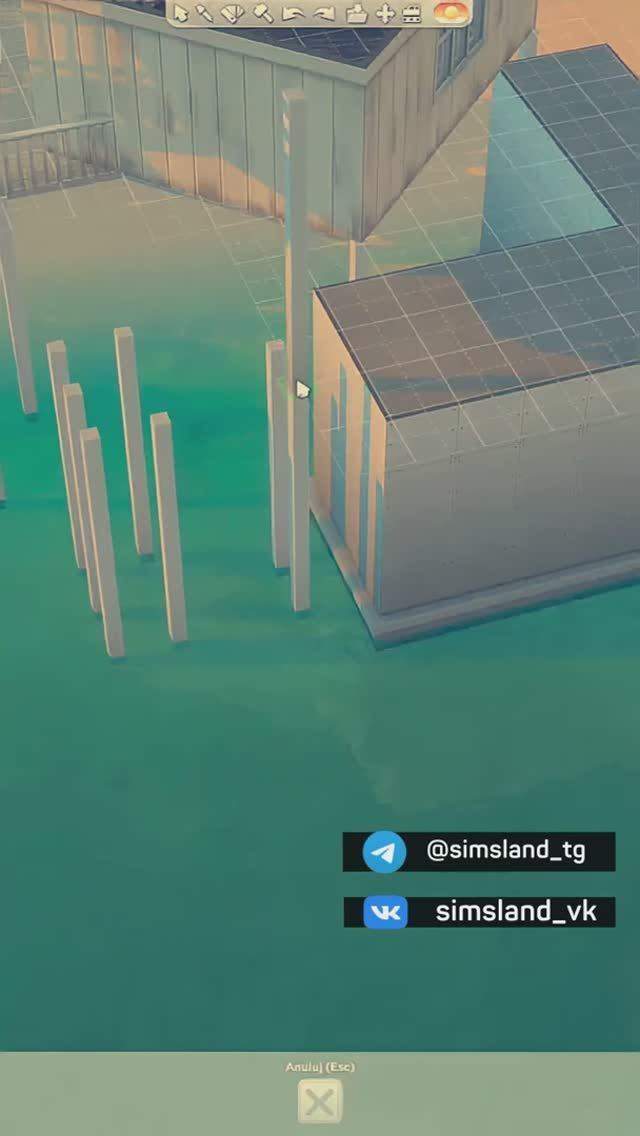 Sims 4 Быстрое строительство дома на сваях