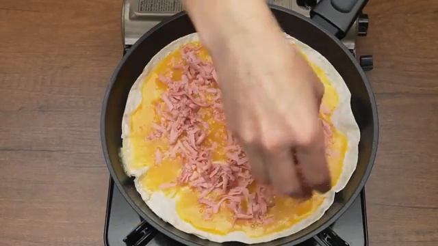 Завтрак за 10 минут! Вкусный, быстрый на скорую руку! Рецепт быстрого завтрака.