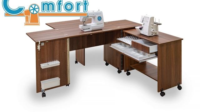Стол для швейной машины и оверлока KOMFORT 7+