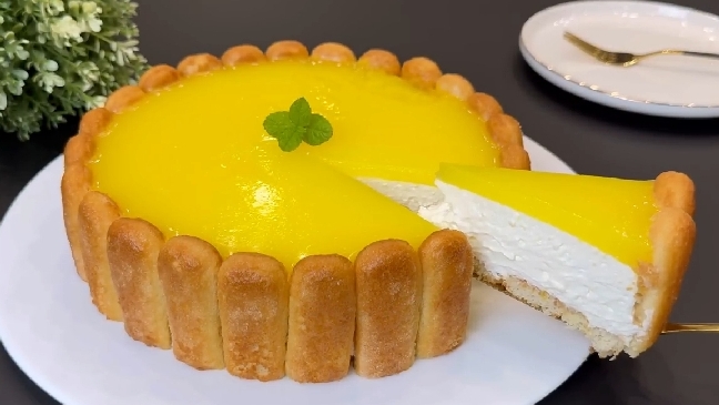 Восхитительный лимонный ПИРОГ...🥧🍋😋    Рецепт в описании ✍️