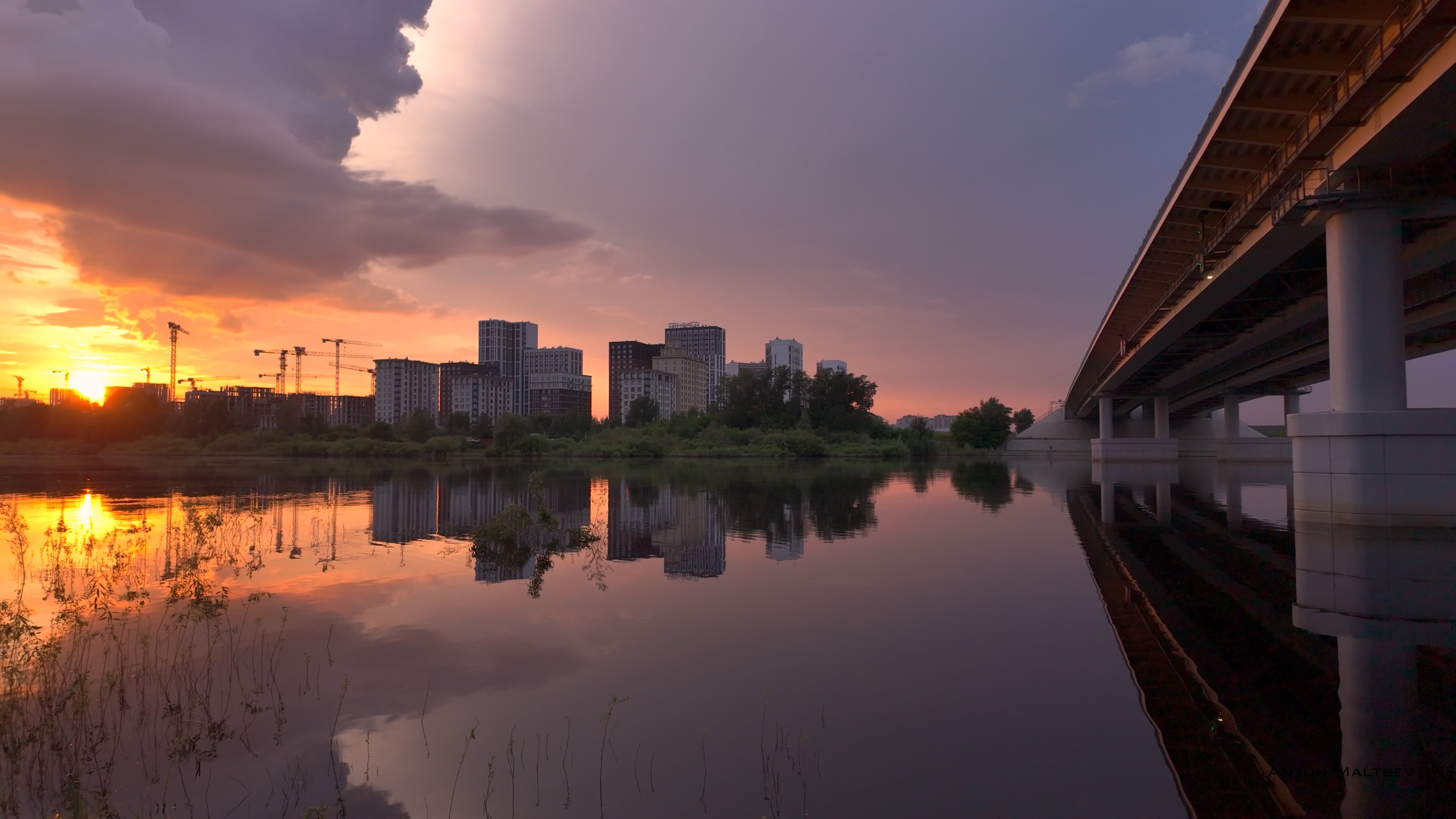 Тюмень. Красивый закат. Лето 2025 | Sunset City | Russia