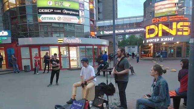 Петля Тяжёлые курильщика Уличные музыканты в Питере