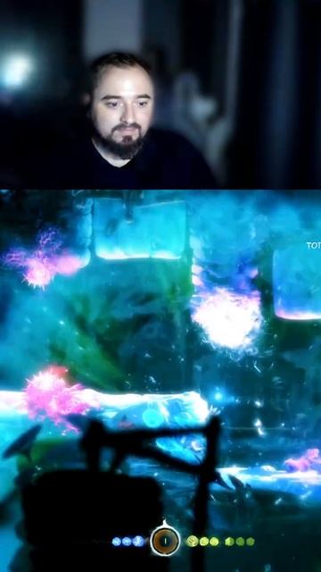 Когда только привыкаешь к игре и пока не замечаешь ловушки. Ori and the Blind Forest