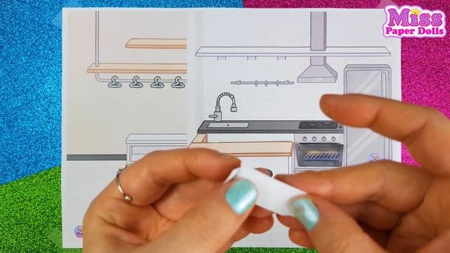 Toca Life World: Aesthetic House Design / DIY Quiet Book Toca Boca /Paper Doll Toca Boca ( part 2 )