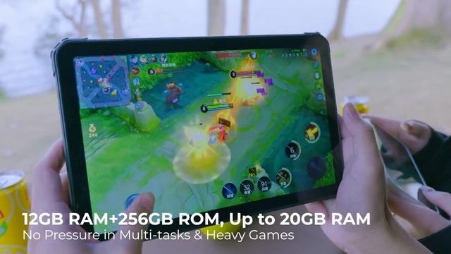 Fossibot DT2 Защищенный планшет с Алиэкспресс IP69K Rugged Tablet Alie
