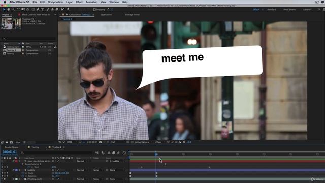After Effects Course 043 Project_ Text Bubble Pop-Up Animation
