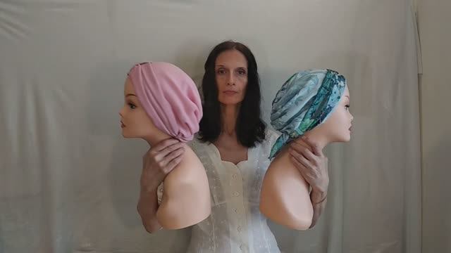 Чалмы драпированные с 3мя фиксирующими шлёвками для декоративных лямок Шёлк 100%