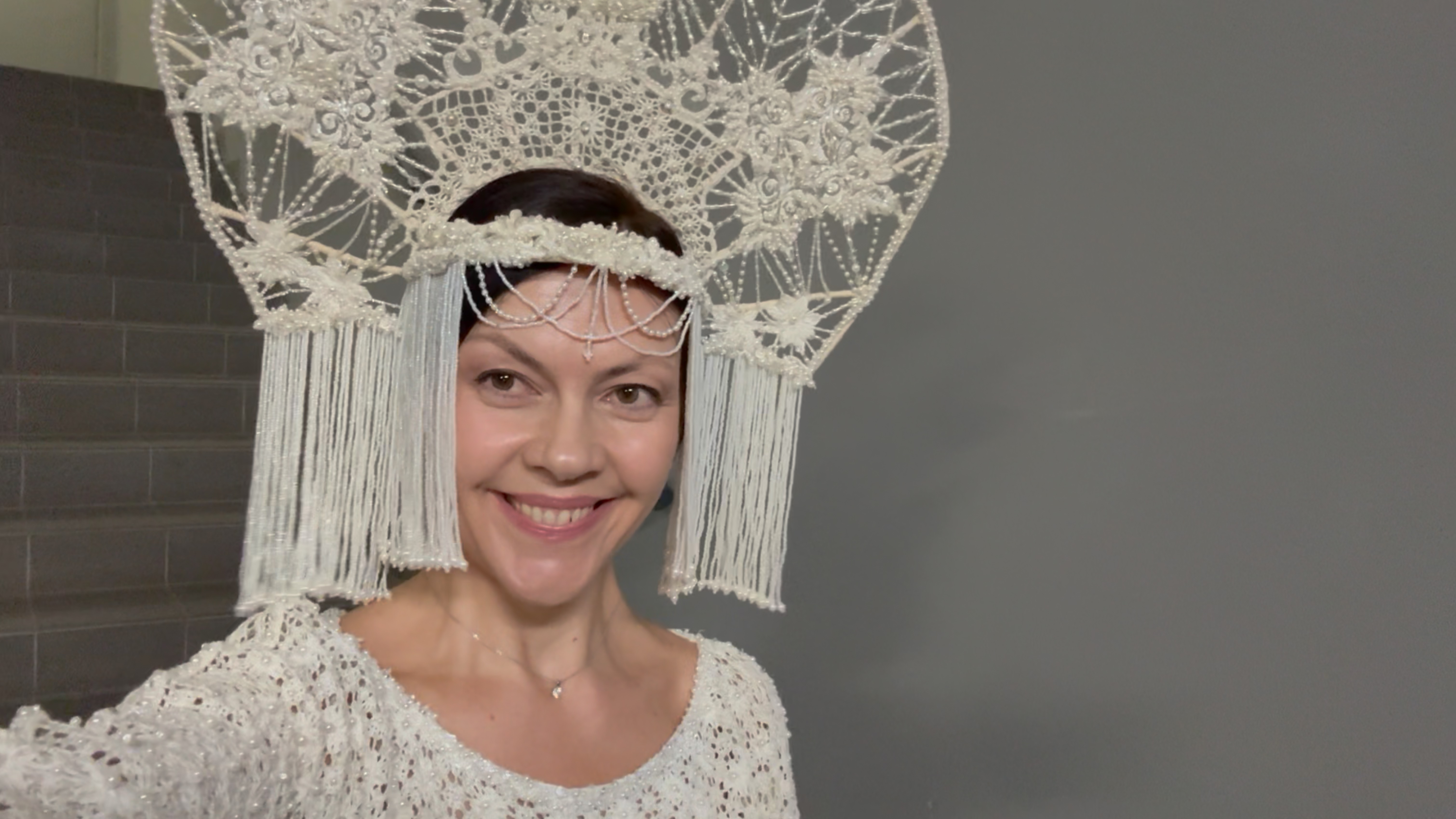 Модель Елена Ковалева, Elite Models. Показ мод. Аллегра Казановская. ТРК "Небо", Н.Новгород.