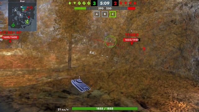 Tanks Blitz. Т-100 ЛТ (10)