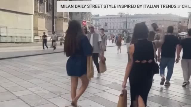 ✨ Свежий взгляд на моду: прогулка по улицам Милана