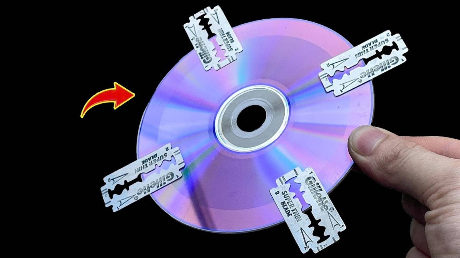 Просто вставьте старый ключ в компакт-диск😱!! Вы не поверите в невероятный результат