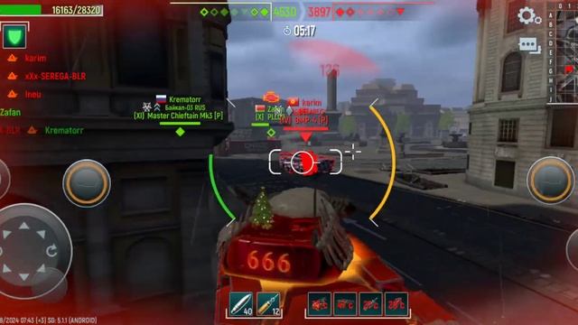 TankForce 3 vs 3, жаркий бой😈😈😈