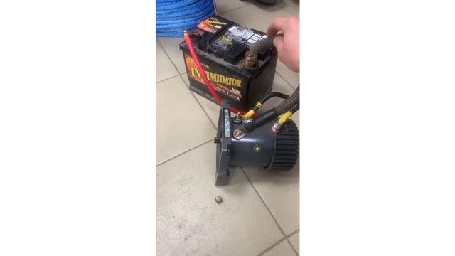 Подключение мотора лебедки без блока управления