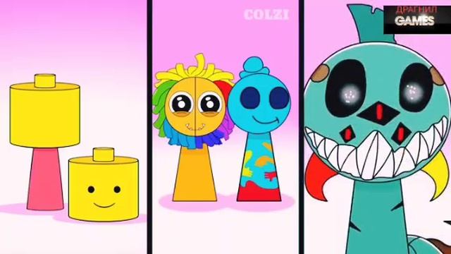 СПРУНКИ! музыкальные анимация СПРУНКИ! Sprunki incredibox music!