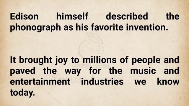 Thomas Edison Never Gave Up   Learn English Through Story🔥   Graded Reader   Listening Practice