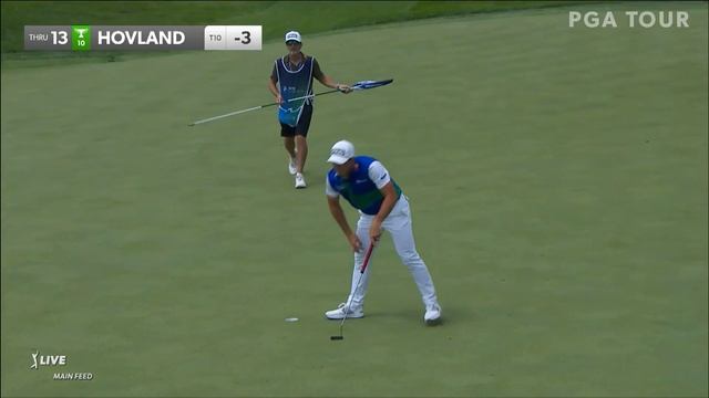 Every shot from Viktor Hovland’s win at BMW Championship ｜ 2023