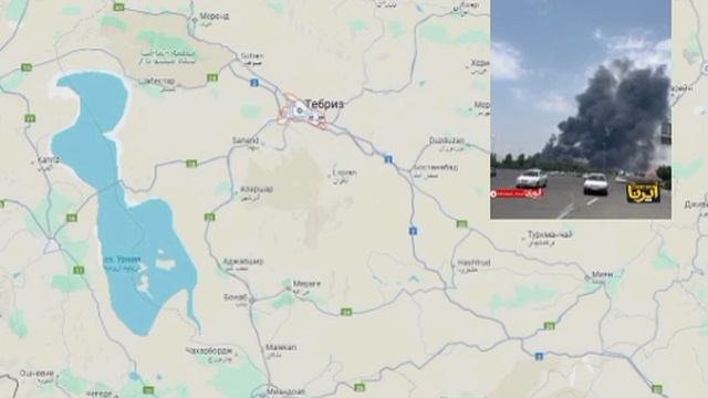 ⚡️Только что еще один прилет в г. Тебриз, район аэропорта