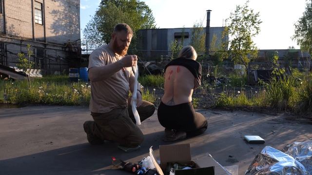 Испытание окклюзионного пластыря «Гепоглос» на прекрасной девушке