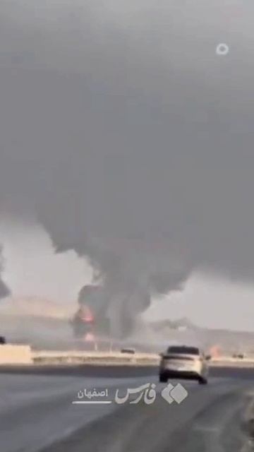 Появилось видео удара по ядерному реактору Ирана в Натанзе .