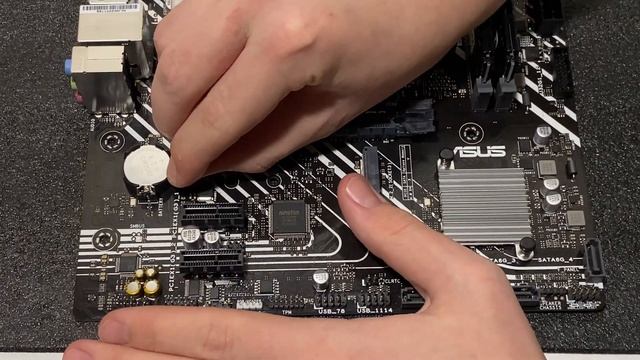 Установка М.2 SSD