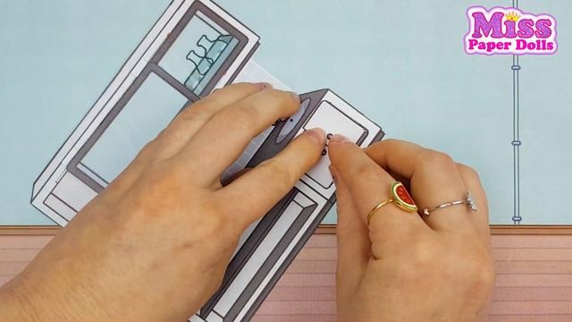 Quiet Book Toca Boca Life School!!!/ Tutorial Dollhouse / Miss Paper Dolls (2 part)