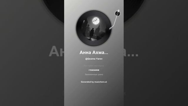 Анна Ахматова Призрак  1