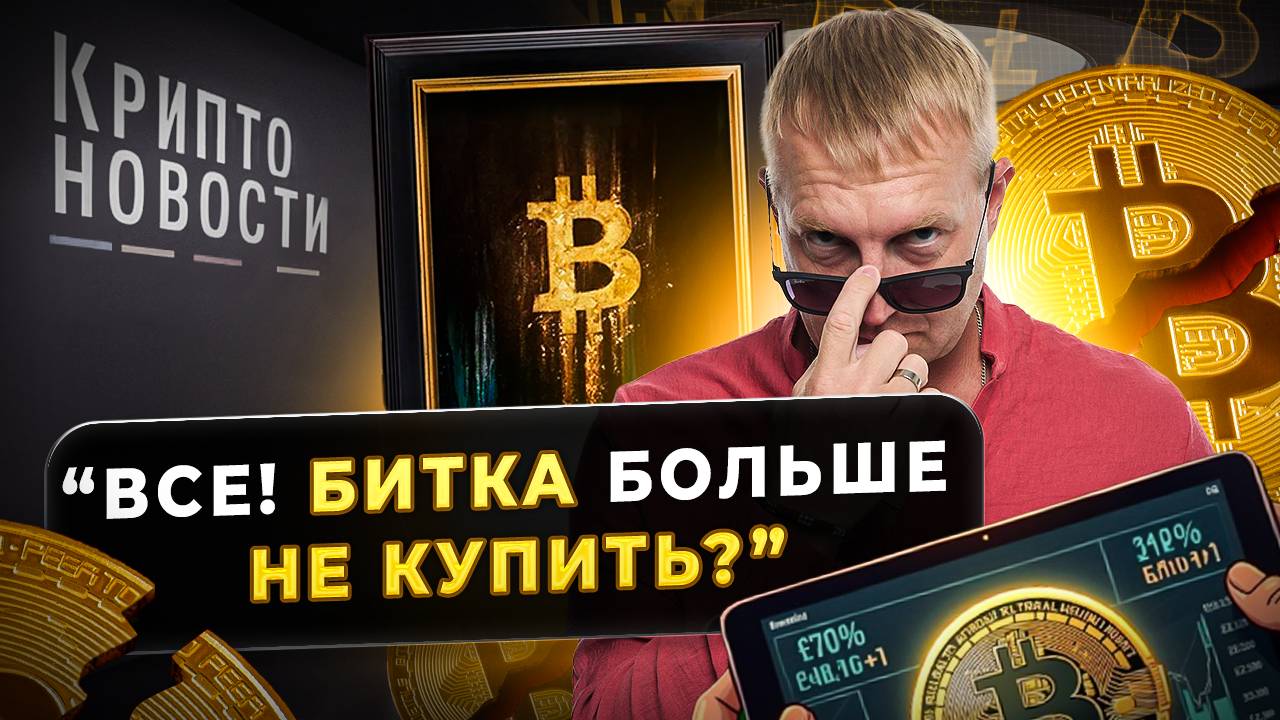 #крипта #криптоновости Всё! Биток больше не купить?