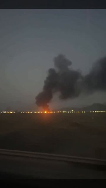 13-06-2025 Пожар на территории ядерных объектов в Натанзе, Иран, после израильских авиаударов.