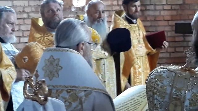 Митрополит Августин читает Акафист Святителю Луки Кр?