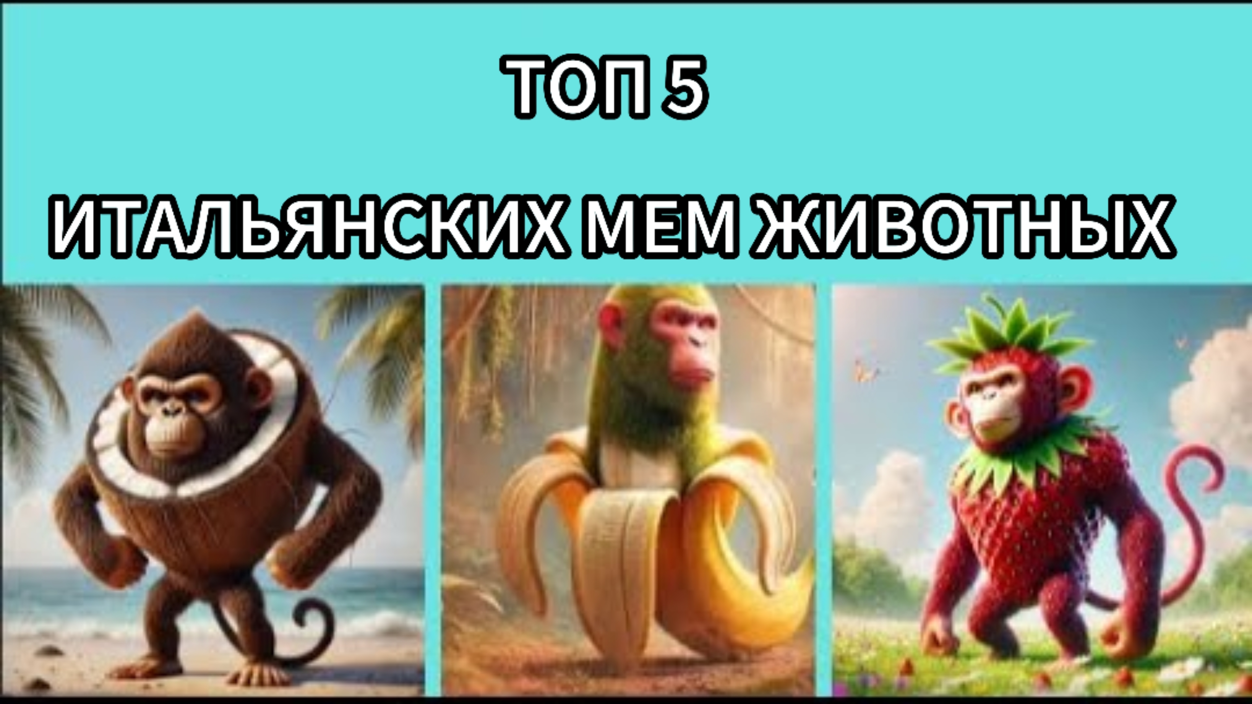 Топ 5 ИТАЛЬЯНСКИХ МЕМ ЖИВОТНЫХ