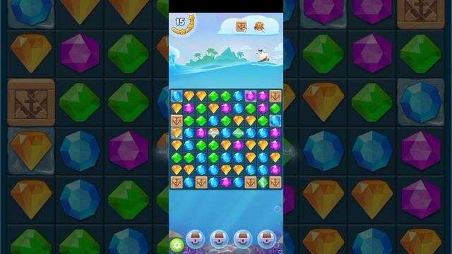 МОБИЛЬНАЯ ИГРА СОКРОВИЩА ПИРАТОВ - ТРИ В РЯД — УРОВЕНЬ 5