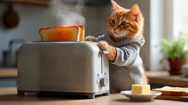 😻Cats Cooking in the Kitchen 🔪🍕- Funny Cats Doing Human Things