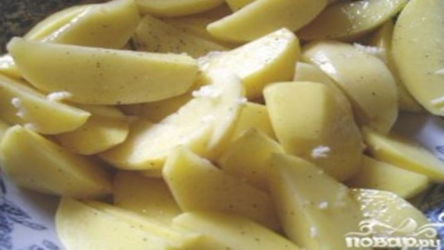 Картофель в сухарях