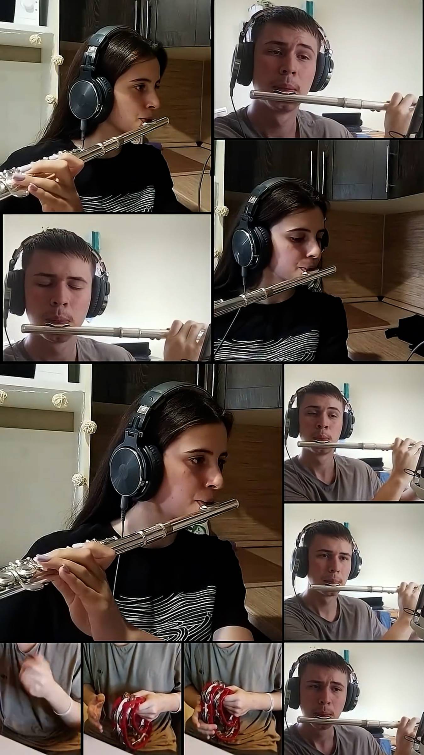 Полифония на флейтах