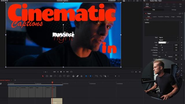The SECRET to CINEMATIC CAPTIONS in DaVinci Resolve