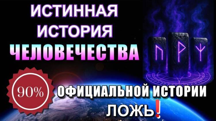 Истинная история ЧЕЛОВЕЧЕСТВА ❗