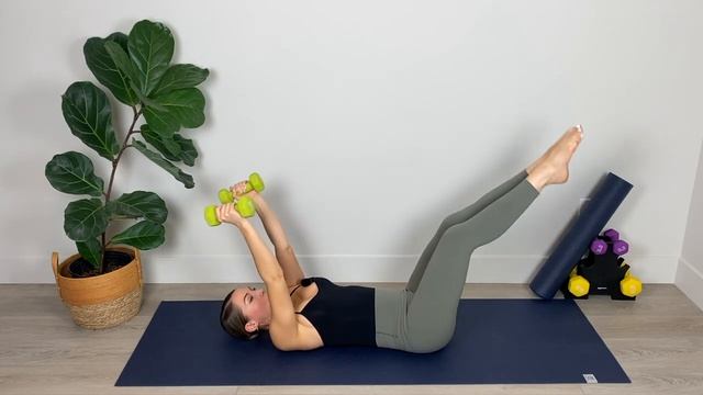 30 Min Full Body Pilates Workout with Weights (Strengthen & Tone💪)