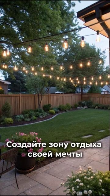 Создайте зону отдыха своей мечты
