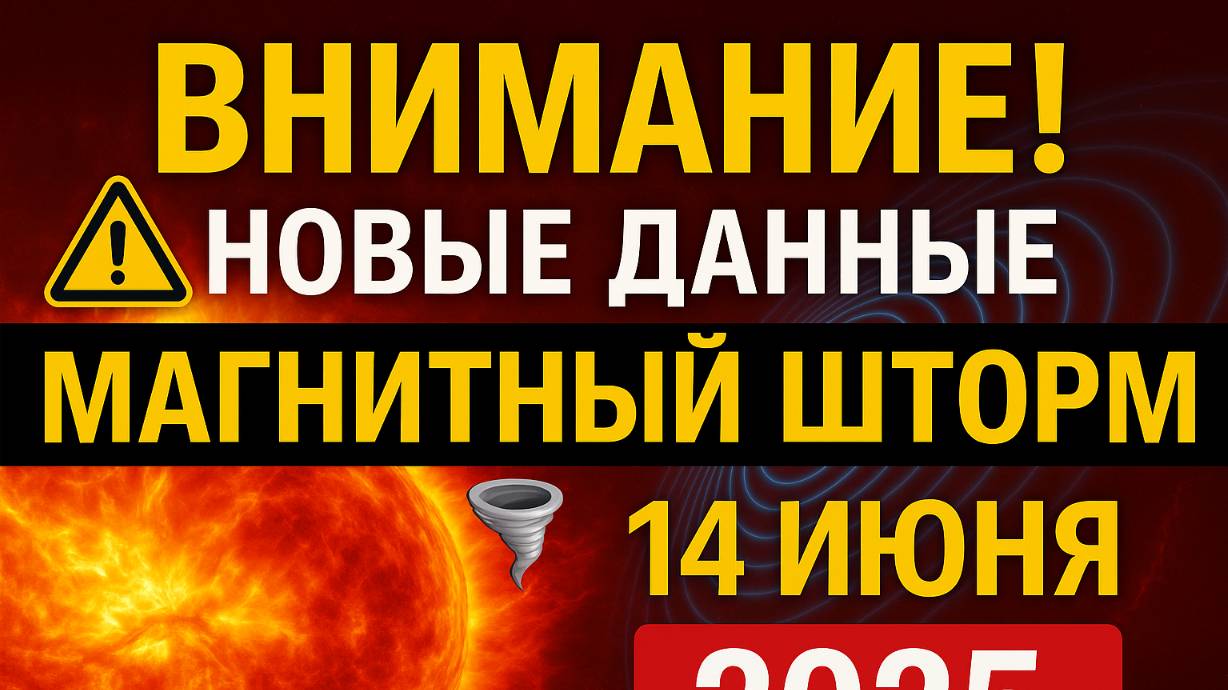 ОПАСНЫЙ ДЕНЬ! МЕТОЗАВИСИМЫМ ПРИГОТОВИТЬСЯ! МАГНИТНЫЙ ШТОРМ 14 ИЮНЯ 2025! Магнитные бури на 3 дня